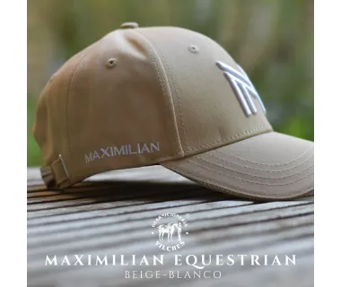 Gorra Maximilian Equestrian Beige/Blanco