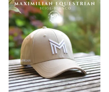 Gorra Maximilian Equestrian Beige/Blanco