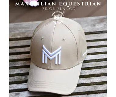 Gorra Maximilian Equestrian Beige/Blanco