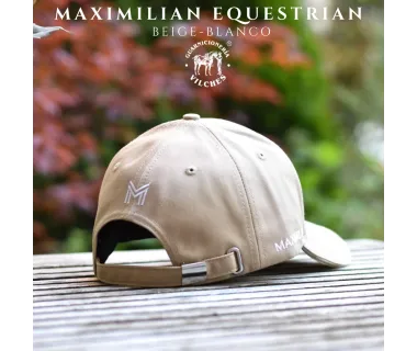 Gorra Maximilian Equestrian Beige/Blanco