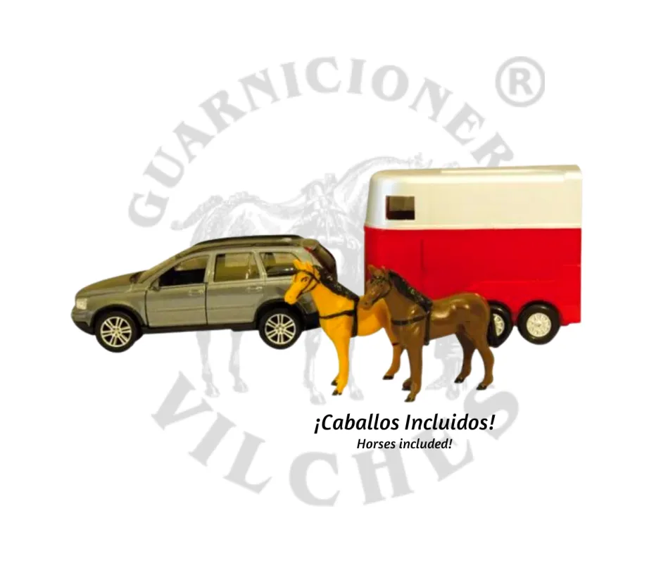 Coche VOLVO con VAN & Caballos 2295