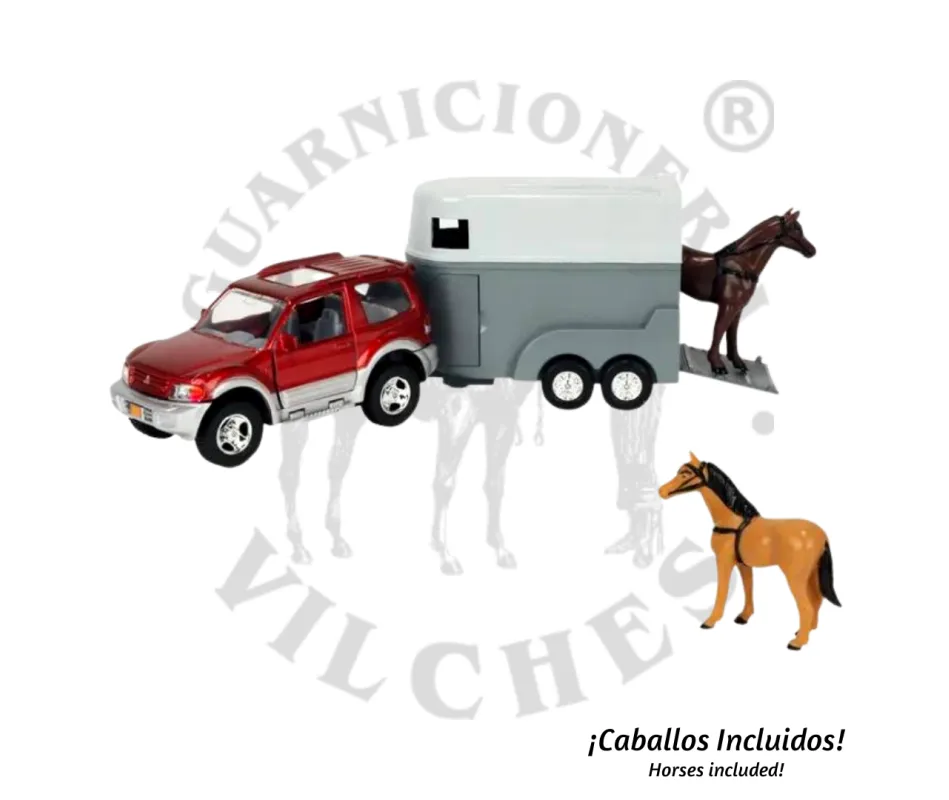 Coche Mitsubishi con VAN & Caballos 2195