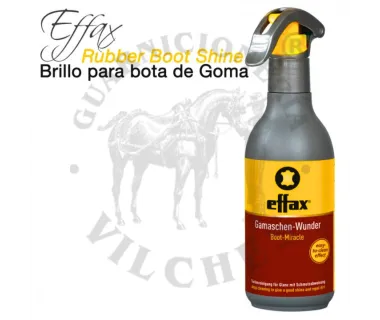 EFFAX Brillo Para Bota de Goma y Protectores | 250ml