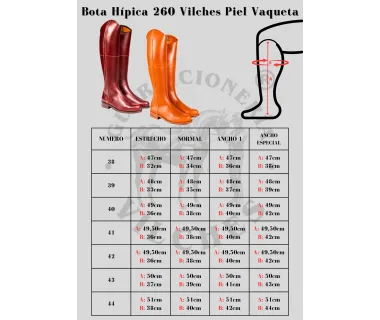 Bota Hípica 260 Vilches Piel Vaqueta