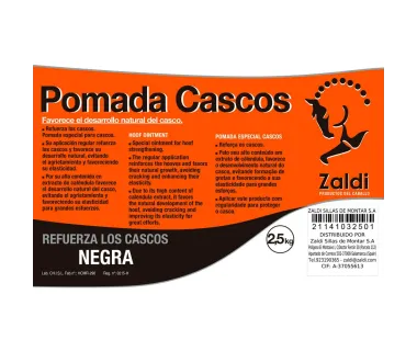 Pomada Especial Cascos Zaldi | 2,5Kg