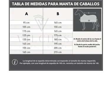 Manta HH antimoscas con cubrecuello