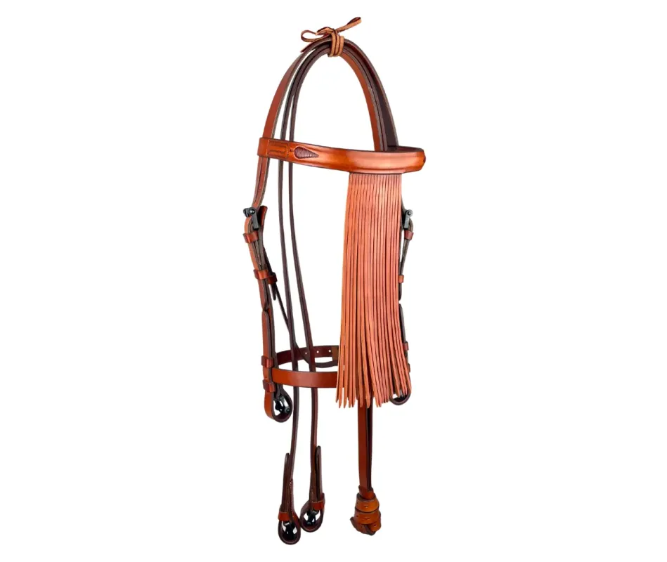 Cabezada Vaquera ECO | Hebilla Pavonada con ahogadero Cabezada Vaquera ECO | Hebilla Pavonada con ahogadero