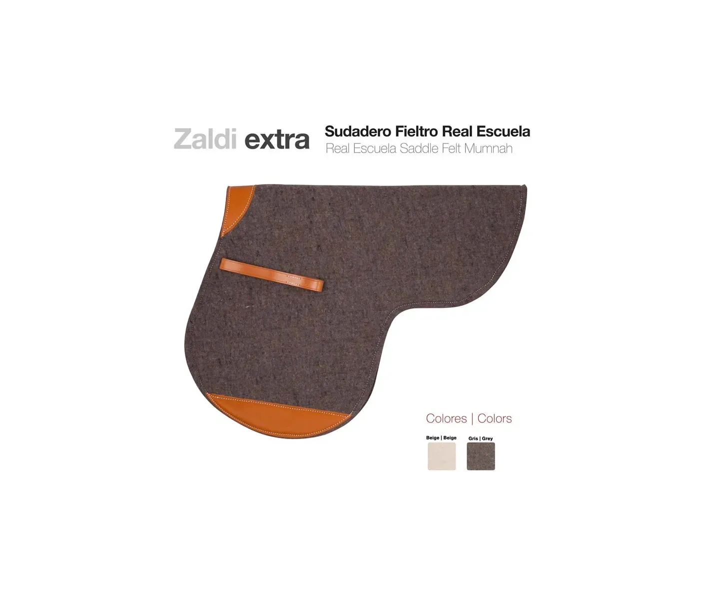 Sudadero Zaldi Extra Fieltro Real Escuela