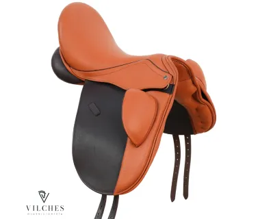 Silla Inglesa Doma Premium Neuss Taco Muslera Bicolor