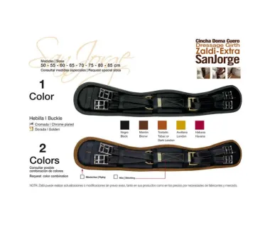 Cincha Doma Zaldi Extra Sanjorge