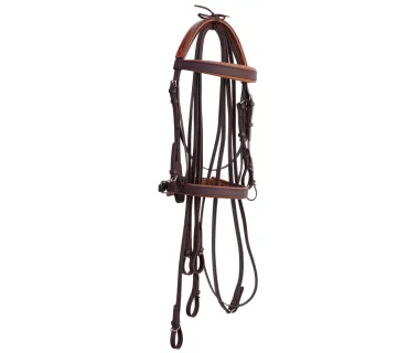 Cabezada Inglesa Doma BIOTHANE Doble Rienda