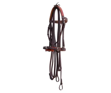 Cabezada Inglesa Doma BIOTHANE Doble Rienda