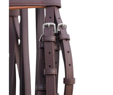 Cabezada Inglesa Doma BIOTHANE Doble Rienda