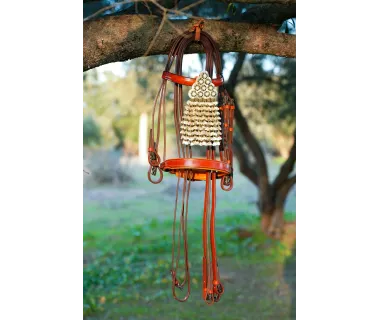 Cabezada Alta Escuela Premium | Hebilla Fragua