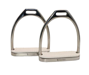 Estribo Inglés Vilches Inoxidable con Taco