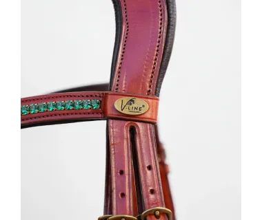 Cabezada Inglesa Anatómica V-LINE SADDLERY