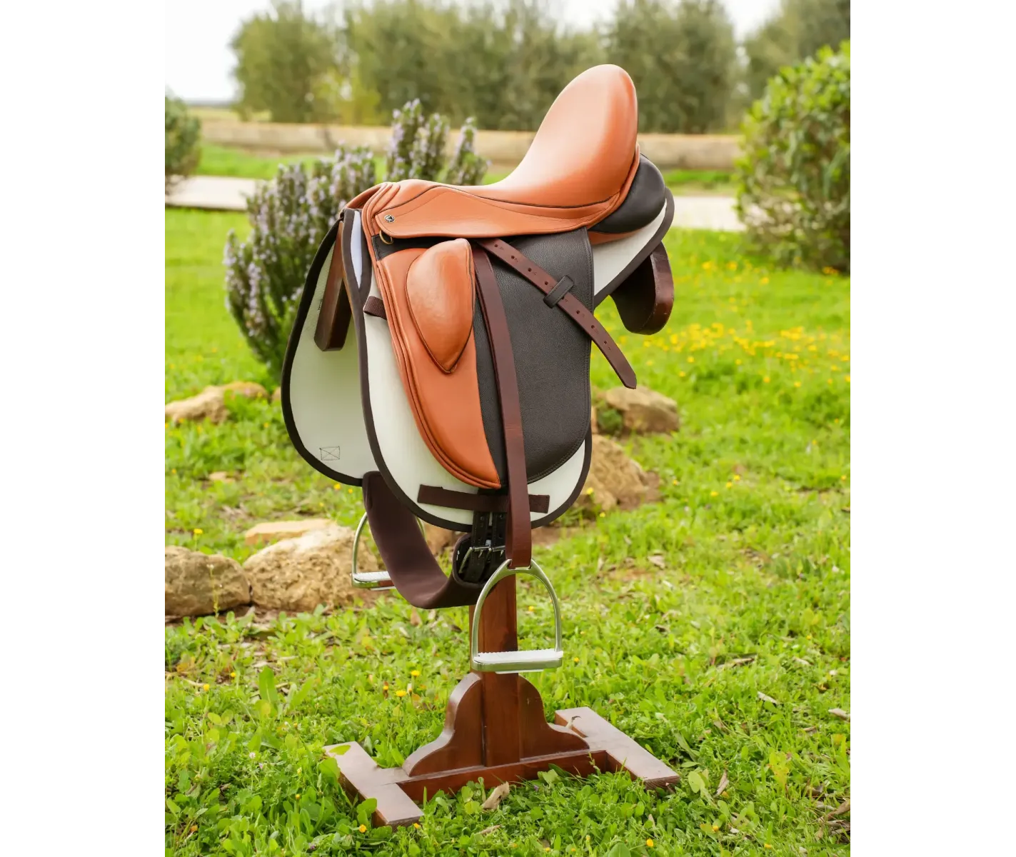 Silla Inglesa Doma Premium Neuss Taco Muslera Bicolor