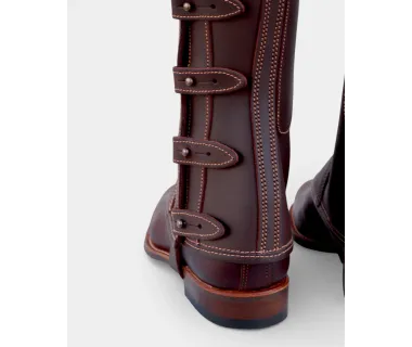 Polaina de Trabajo Cuero Engrasado | Broche