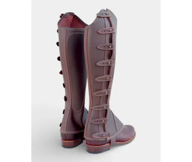 Polaina de Trabajo Cuero Engrasado | Broche