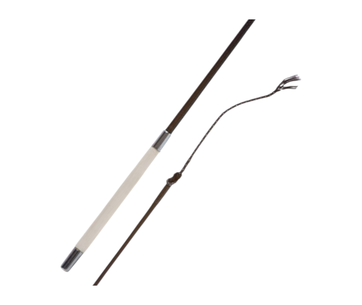 Fusta Doma HH Fibra Empuñadura Sin Tope, Sin asa y con Tralla