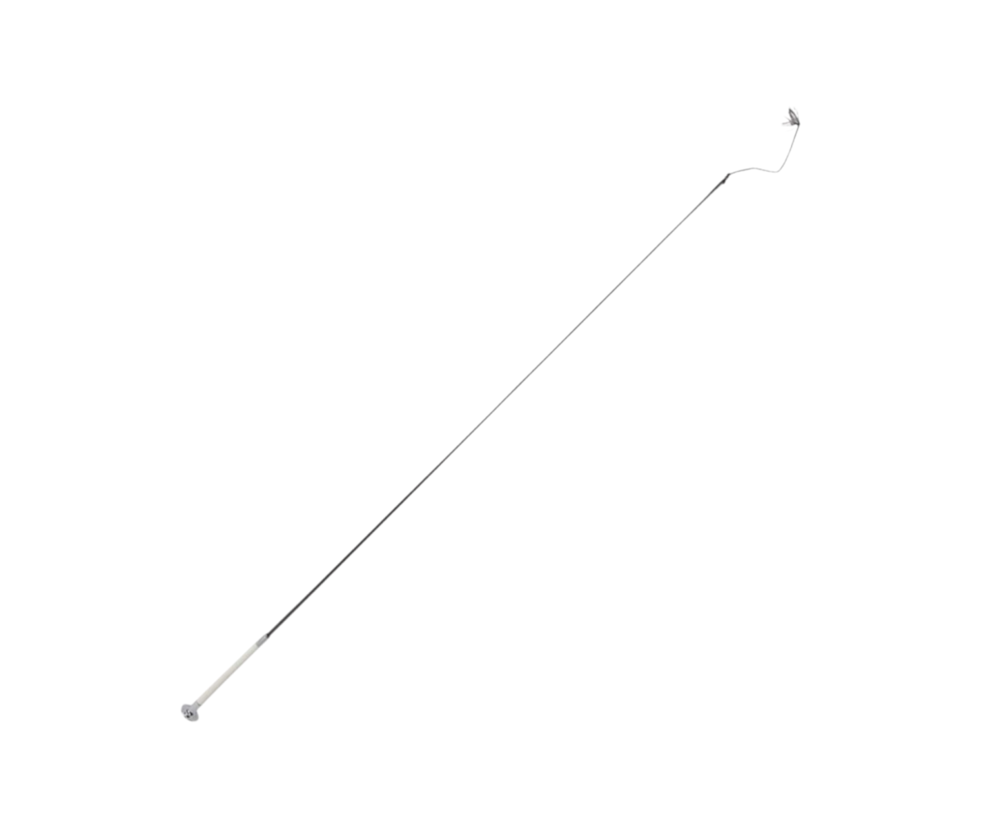 Fusta doma HH Fibra Empuñadura con tope, sin asa y con tralla