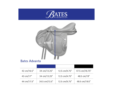 Silla Inglesa Salto BATES ADVANTA