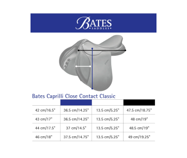 Silla Inglesa Salto BATES CAPRILLI CLOSE CONTACT