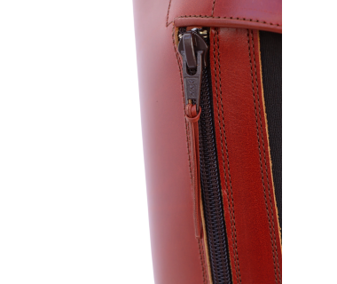 Bota Hípica Cremallera y Elástico Vaqueta Bronce | Suela Vibram