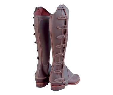 Polaina de Trabajo Cuero Engrasado | Broche