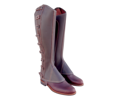 Polaina de Trabajo Cuero Engrasado | Broche