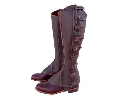 Polaina de Trabajo Cuero Engrasado | Broche