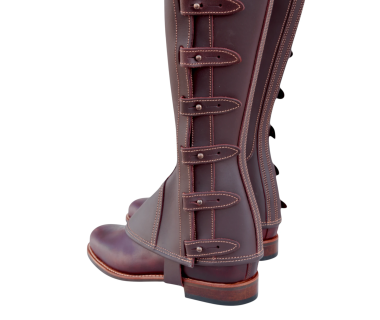 Polaina de Trabajo Cuero Engrasado | Broche