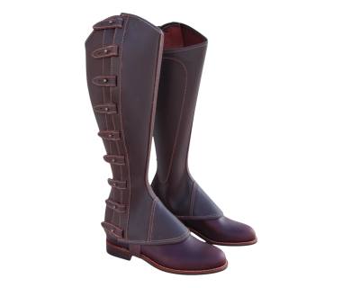 Polaina de Trabajo Cuero Engrasado | Broche