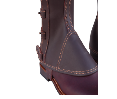 Polaina de Trabajo Cuero Engrasado | Broche