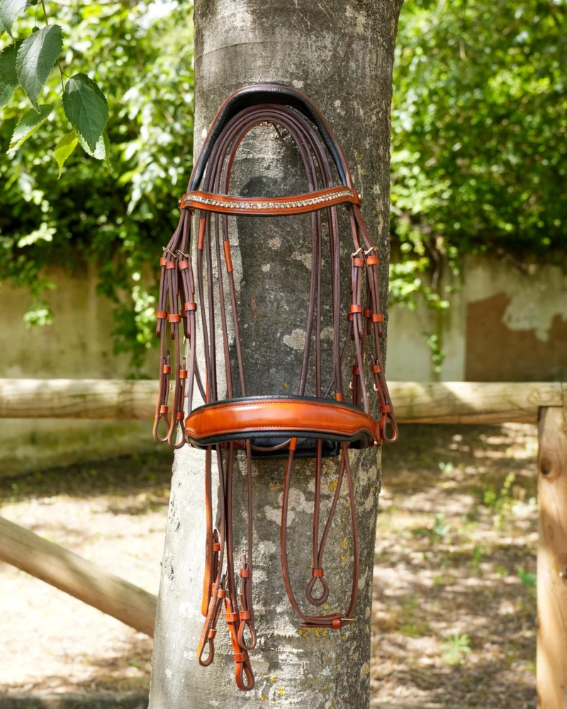 Cabezada Inglesa Anatómica V-LINE SADDLERY