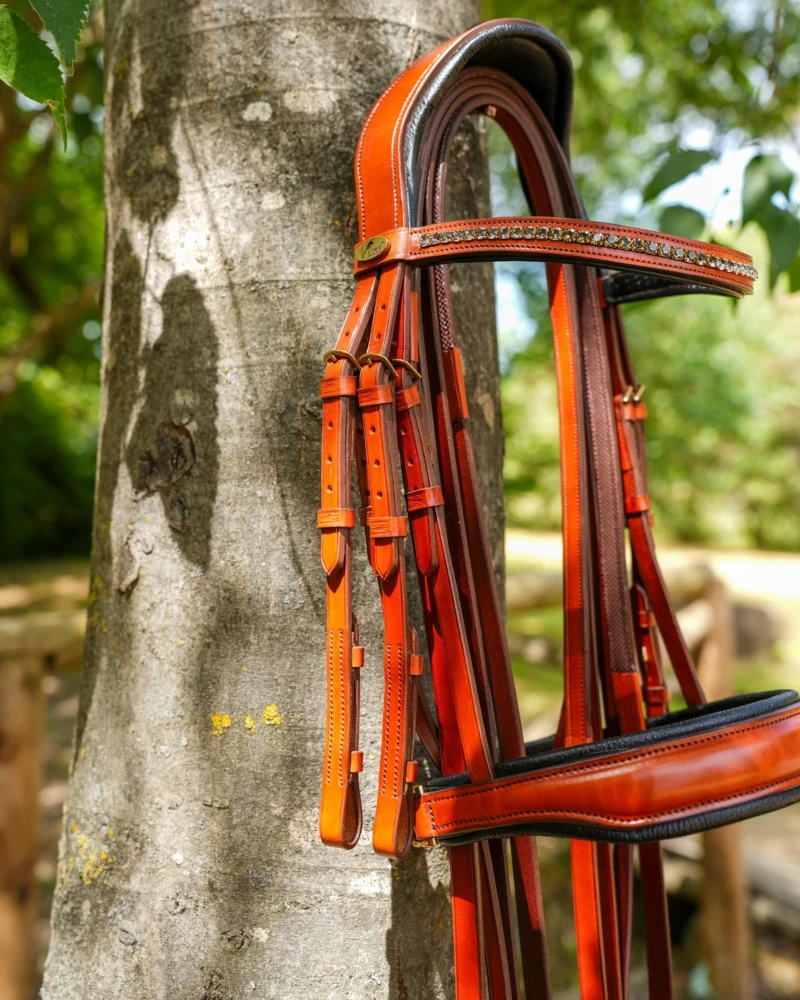 Cabezada Inglesa Anatómica V-LINE SADDLERY