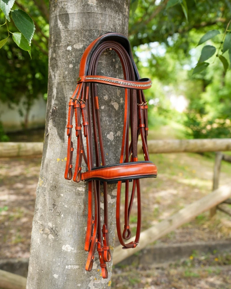 Cabezada Inglesa Anatómica V-LINE SADDLERY