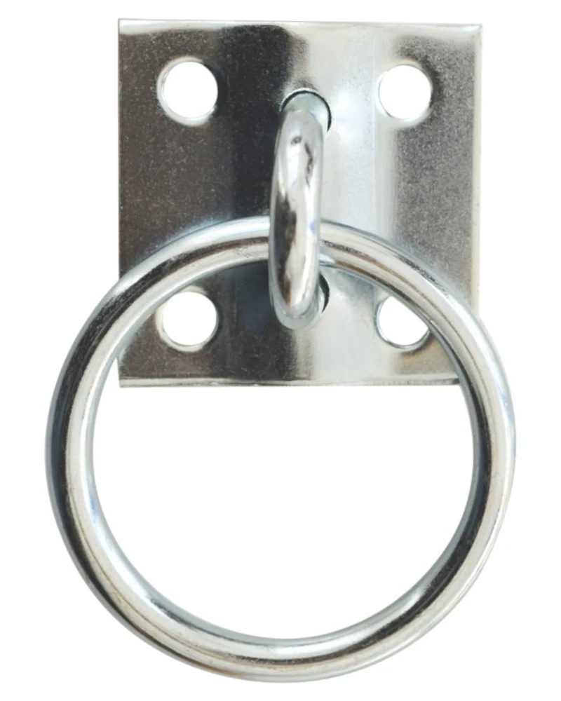 Anilla con placa STUBBS para fijar en pared S30P