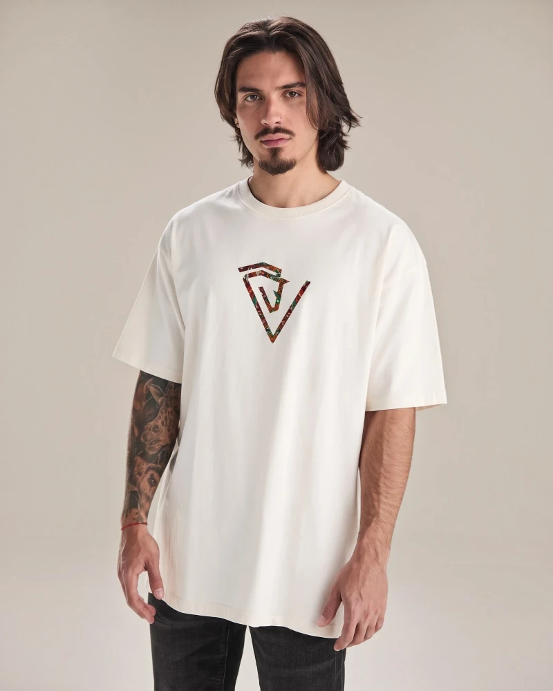 Camiseta Oversize VILCHES ICON | Logo Étnico