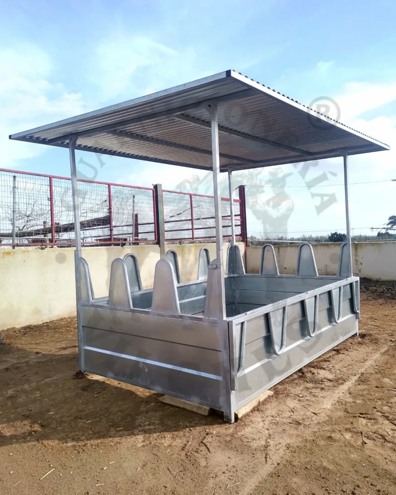 Forrajera de Suelo Rectangular de Acero Galvanizado | GV