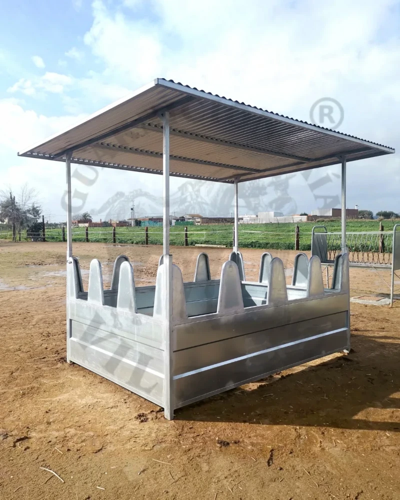Forrajera de Suelo Rectangular de Acero Galvanizado | GV