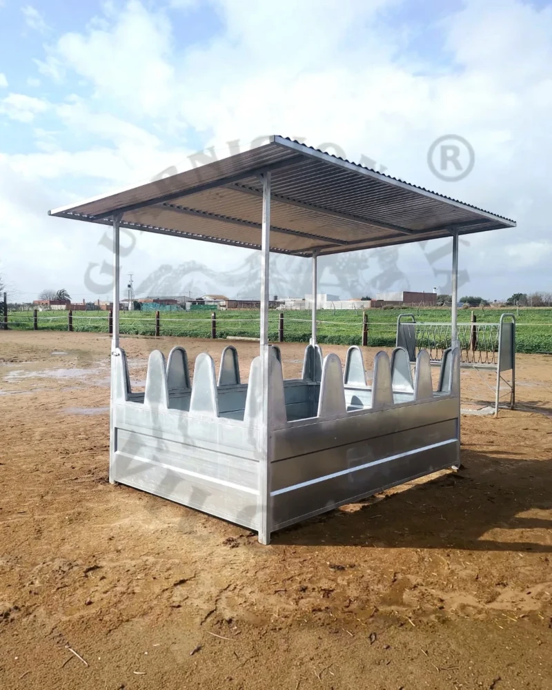 Forrajera de Suelo Rectangular de Acero Galvanizado | GV