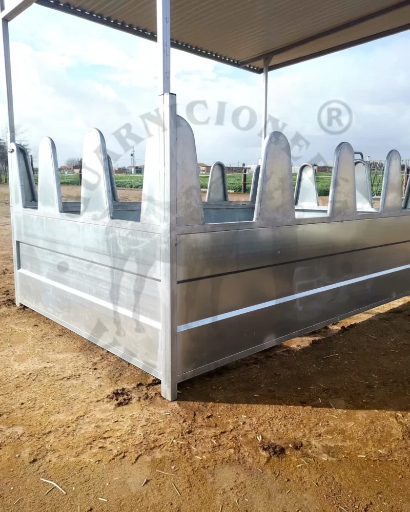 Forrajera de Suelo Rectangular de Acero Galvanizado | GV