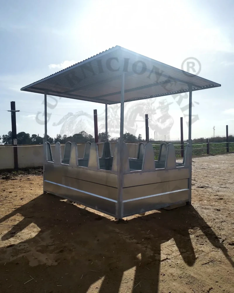 Forrajera de Suelo Rectangular de Acero Galvanizado | GV