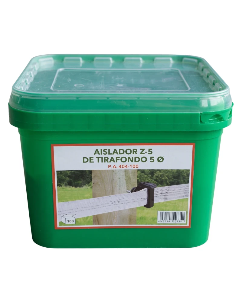 Cubo Aislador Z-5 Tirafondo Ø 5 mm | 100 Unidades