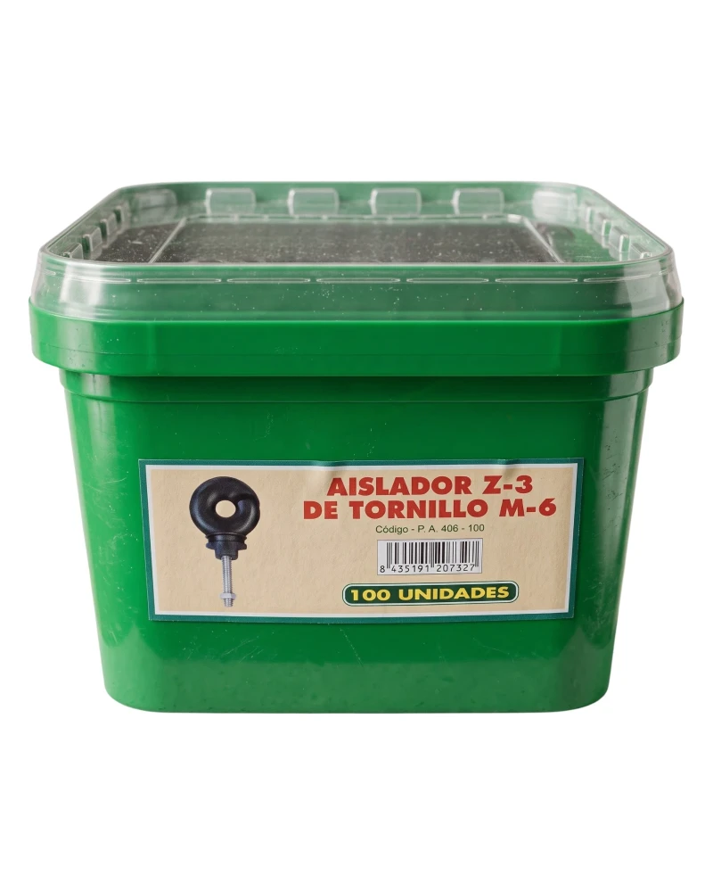 Cubo Aislador Z-3 Tornillo M-6 | 100 Unidades