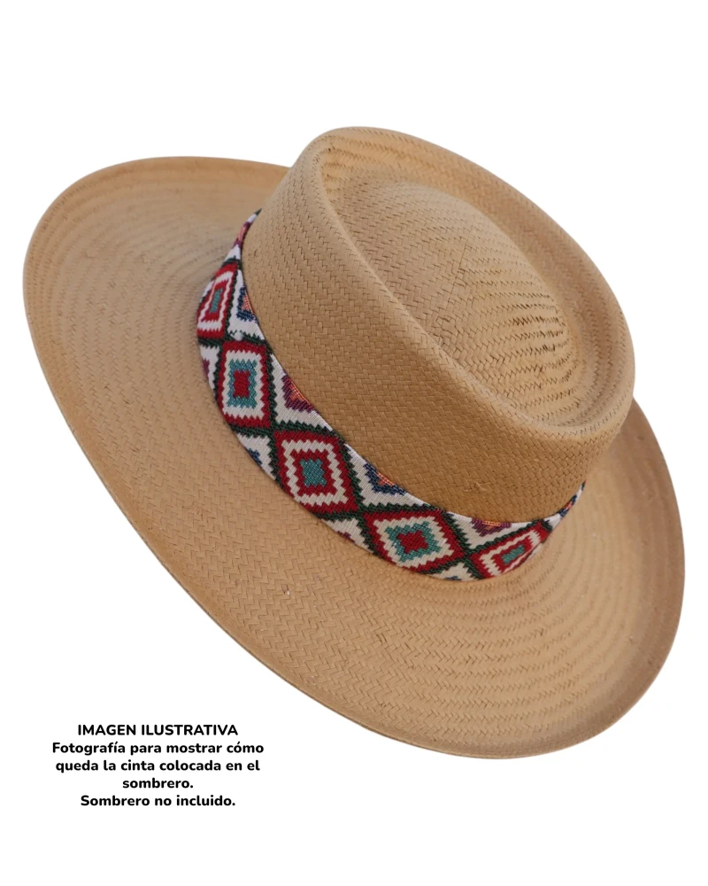 Cinta Étnica para Sombrero Gambler MOKA PS04 | ET06