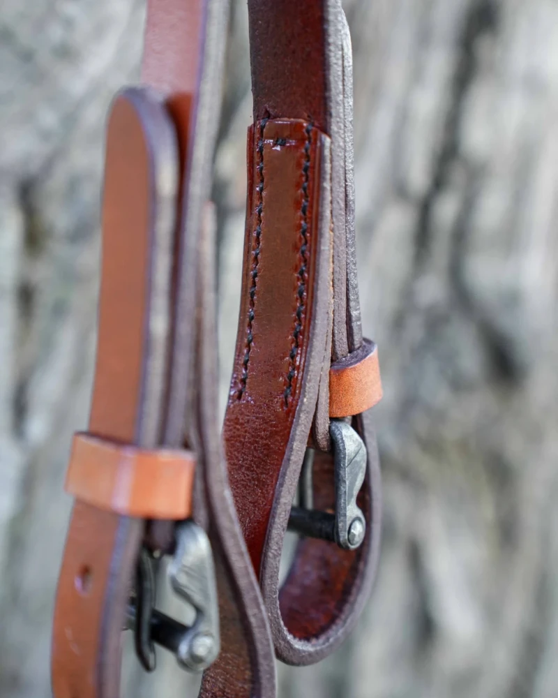 Cabezada Vaquera Premium Trenzada | Hebilla Fragua