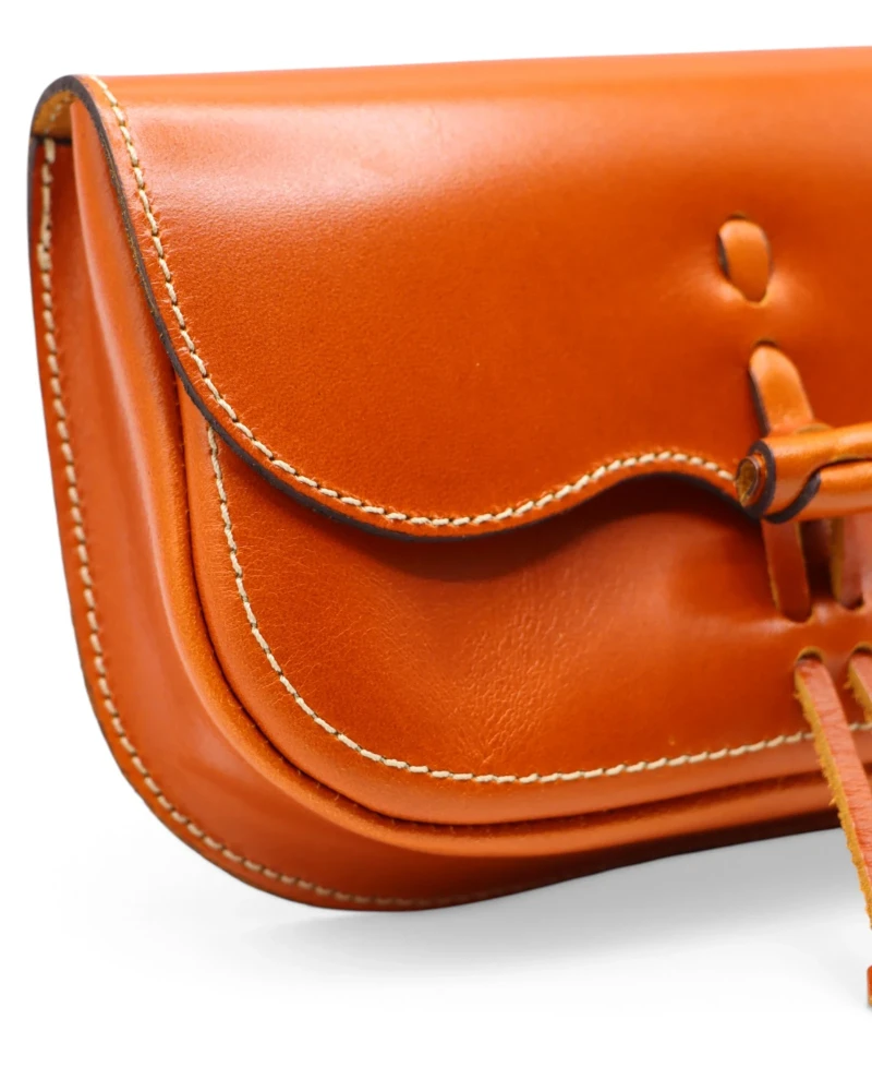 Bolso de Piel Vaqueta Flor | Amazona