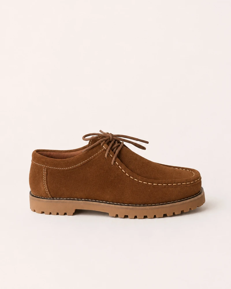 Zapato serraje Camel